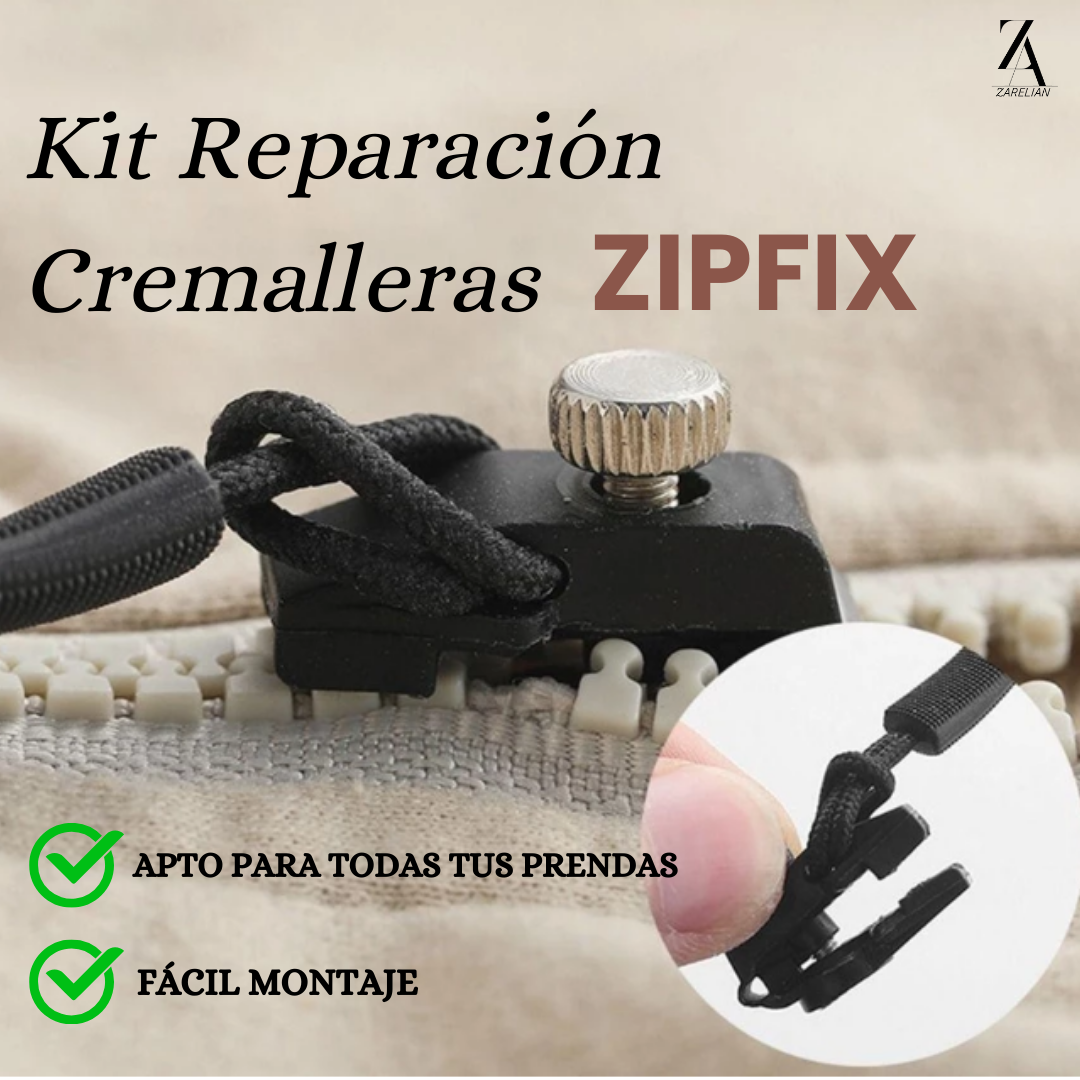 Pack de 6 UNIDADES EXTRA del Kit Reparación Cremalleras - ZipFix™