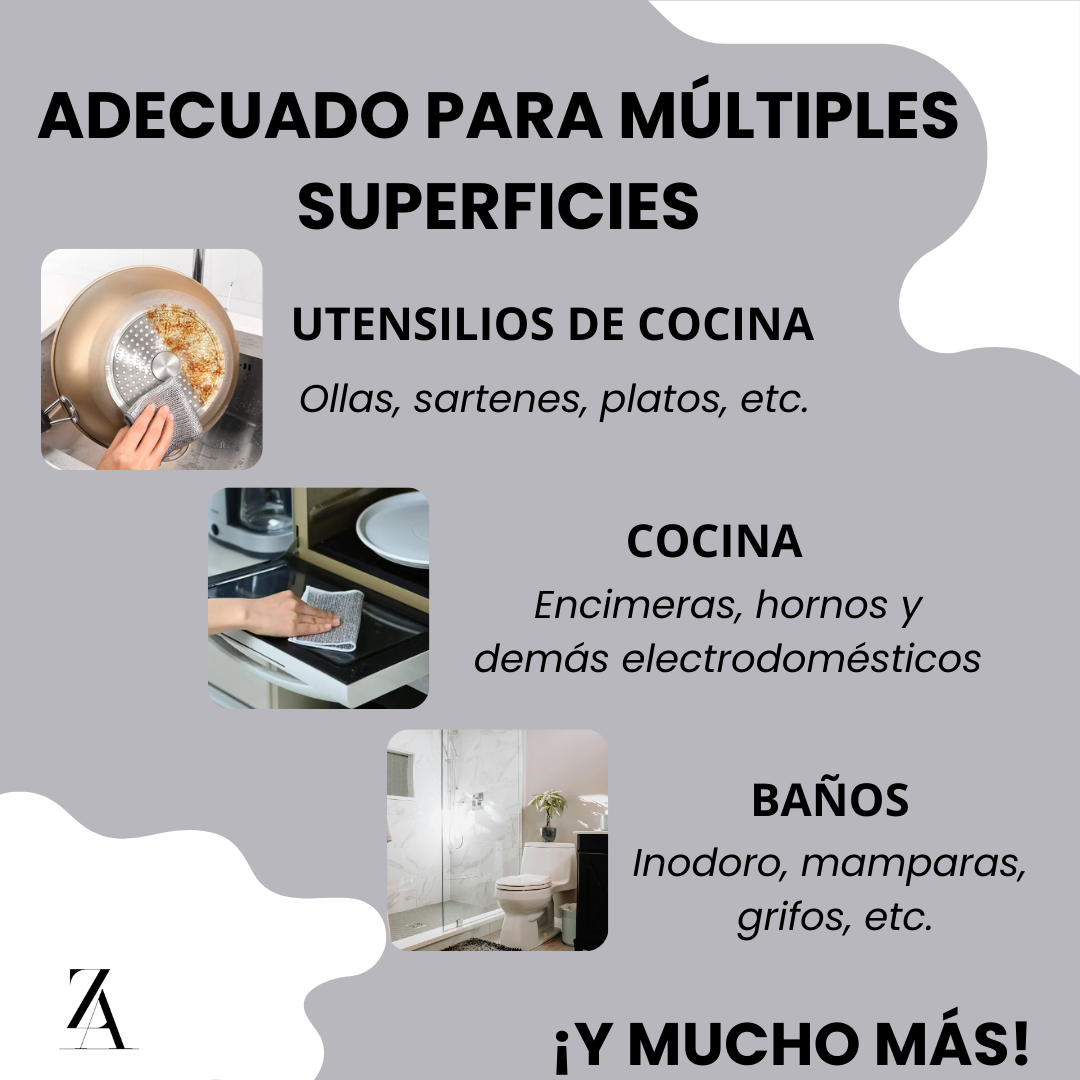 Trapos Multiusos Antiarañazos - CleanMaster™