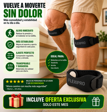 Correa de soporte rotuliano para molestias de rodilla y tendinitis